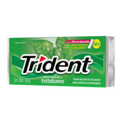 Chicle Trident yerbabuena x 30,6g