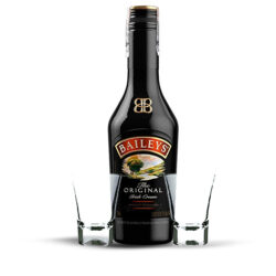 Trago doble de crema de Whisky Baileys