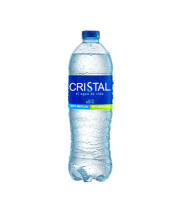 Agua cristal x 600ml