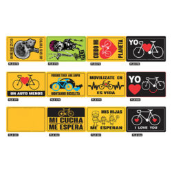 Placa bicicleta
