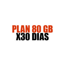 Plan 80 GB x 30 días