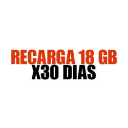 Recarga 18 GB x 30 días