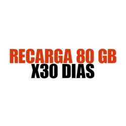 Recarga 80 GB x 30 días