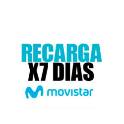 Recarga x7 días Movistar