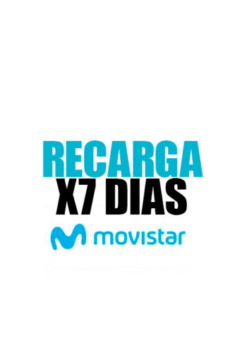 Recarga x7 días Movistar